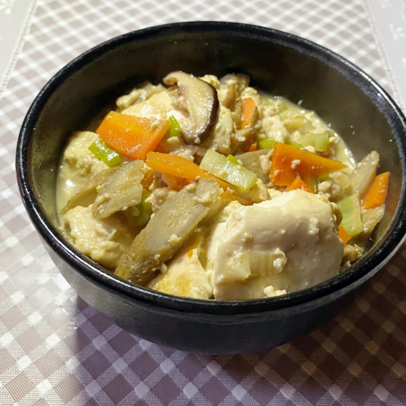 甘め炒り豆腐のレシピ画像