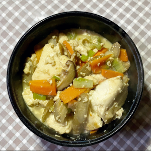 甘め炒り豆腐のレシピ画像